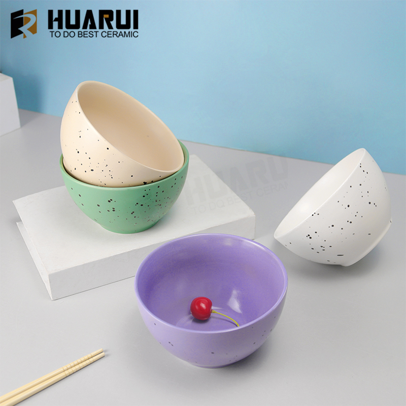 厂家批量供货陶瓷碗 芝麻釉陶瓷碗
