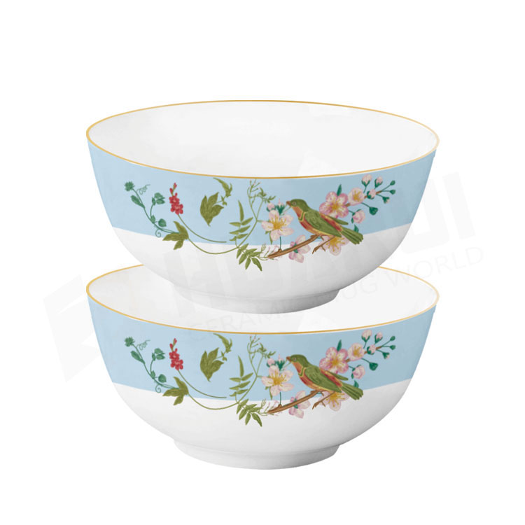 轻奢陶瓷碗订制 日用碗餐具